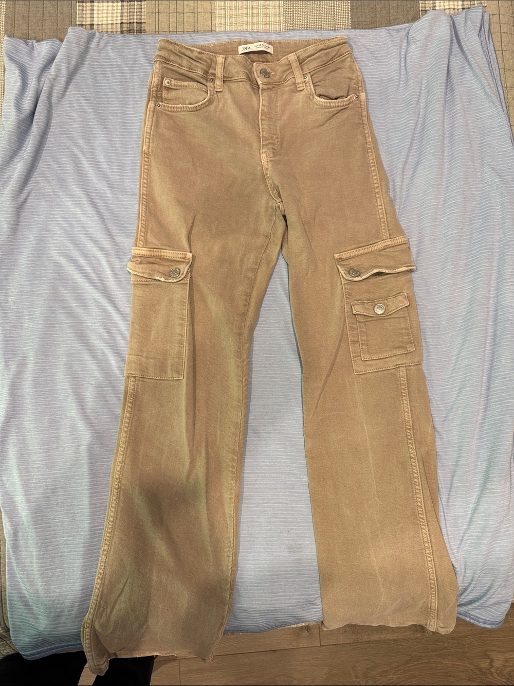 Zara Brown Cargo Jeans for Kids